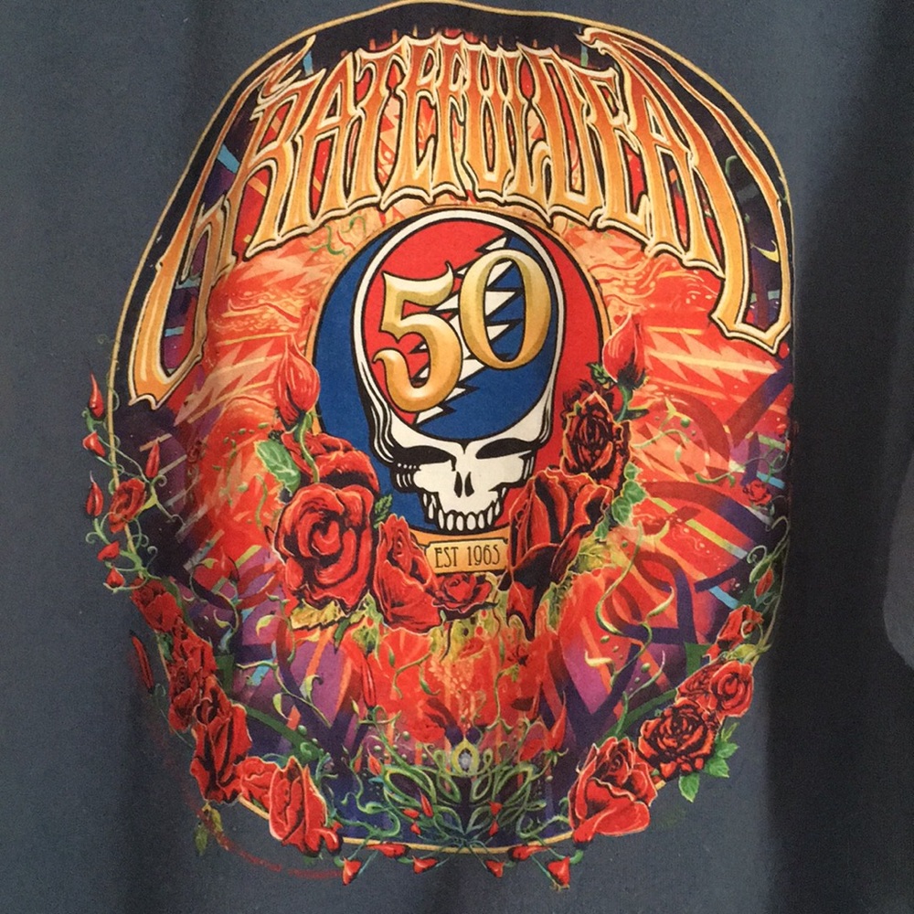🐻 💀 Official 50th Grateful Dead Sweatshirt, XL